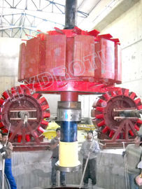 50-60 sistema hidroeléctrico síncrono trifásico de la excitación del generador de la CA de los HERZIOS con la turbina hidráulica