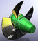 Turbina hidráulica del bulbo de la cabeza del agua baja/turbina tubular con las cuchillas fijas/las cuchillas movibles