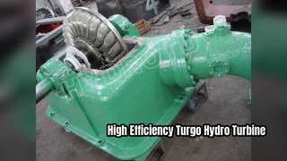 Solución de energía eficiente de turbina hidráulica Turgo de 100 KW a 2000 KW