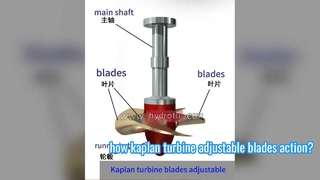 Rotación de la hoja del corredor ajustable Kaplan.