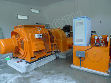 Sistema síncrono trifásico de la excitación del generador de la CA con la turbina hidráulica/la turbina del agua