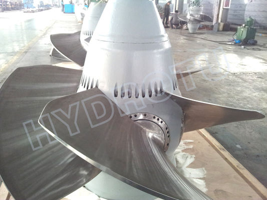 Kaplan Hydro Turbine with 2m-25m Water Head, Stainless Steel Blades, and 100KW To 1000KW Capacity