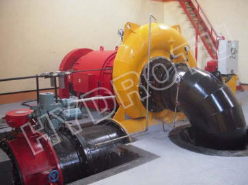 turbina hidráulica de Francisco del proyecto de la hidroelectricidad 500KW, turbina horizontal del agua de Francisco