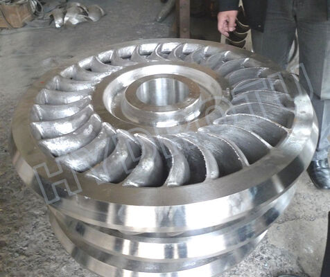 Turgo Hydro Turbine 100KW-2000KW con un alcance de cabeza de 70m-200m y una eficiencia del 88%