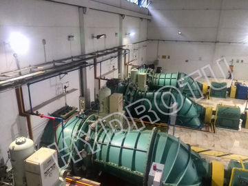 Generador de turbina hidráulica horizontal de tipo S con palas de corredor de acero inoxidable