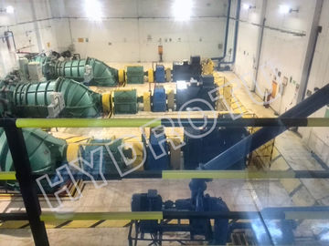 5-20m de alcance de la cabeza de acero inoxidable Kaplan de flujo hidroeléctrico de flujo semiaxial