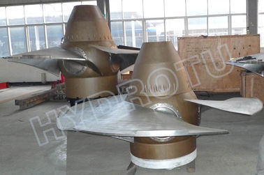 Turbina hidroeléctrica Kaplan / Turbina de agua para cabeza de agua de 2-25 m y capacidad de 100KW-1000KW