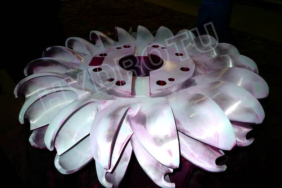 Corredor de turbina Pelton de acero inoxidable para cabeza de agua de 80-1000 m con capacidad de 0,5MW-20MW