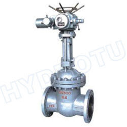 Válvula de puerta con brida de accionamiento eléctrico/manual con diámetro de 100-1600 mm y construcción de acero al carbono