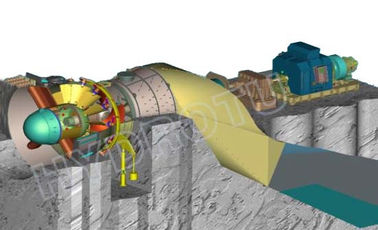 Turbina de tipo S para centrales hidroeléctricas de alta altura para grandes centrales de descarga