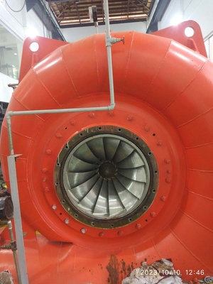Turbina Francis de cabeza de agua alta con generador AC sincrónico