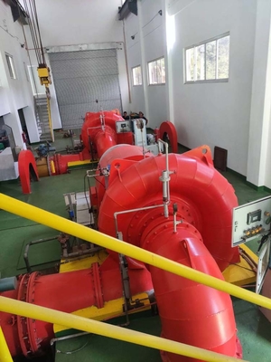 Turbina hidráulica de acero inoxidable con una potencia nominal de 100-10000 kW