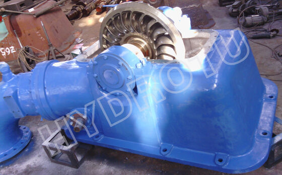 Turbina hidroeléctrica Turgo con potencia nominal de 100KW-2000KW, corredor de acero inoxidable y eficiencia del 88% para plantas hidroeléctricas