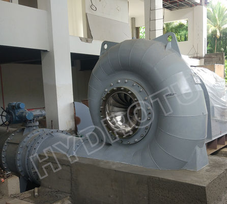 Turbina Francis de cabeza de agua alta con generador AC sincrónico