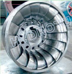 Componente de turbina hidroeléctrica del conjunto del regulador de velocidad síncrono del corredor de turbina Francis configurable
